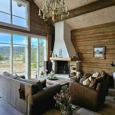 Timber Cabin With Mountain Views In Synnfjellet