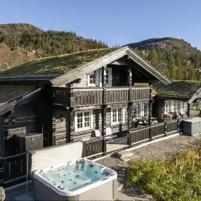 Family Cabin With Jacuzzi At Tempelseter