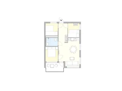 a floor plan of a house at Gausta Sportell in Gaustablikk
