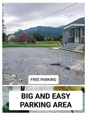 a picture of a big and easy parking area at Stryn Norway in Stryn