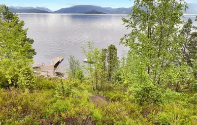 a view of a body of water with trees at 1 Bedroom Amazing Home In Tingvoll in Tingvoll