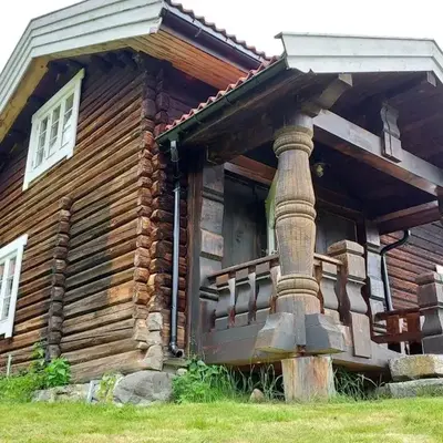 Beautiful place among forests and fields in a good old style