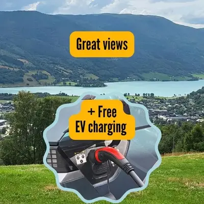 Free EV Charging with Snacks and View