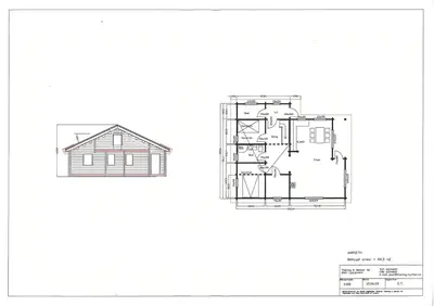 a floor plan of a house at Family Cabin Cluster By Waterfall In Bjorli in Bjorli