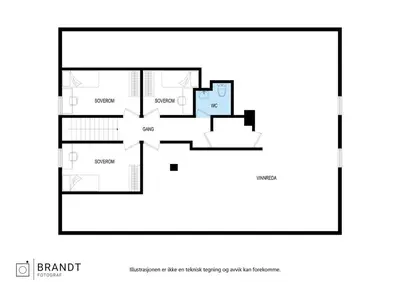 a floor plan of a house at Fjordside Escape - Spacious apartment with amazing views in Tysnes