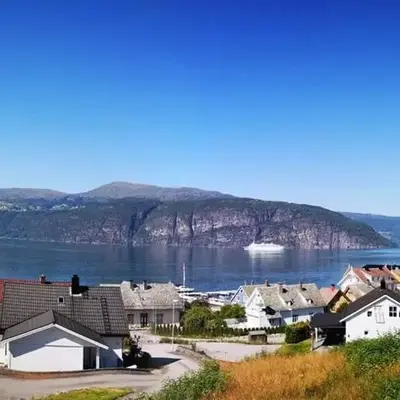 Panorama by the fjord - Stryn