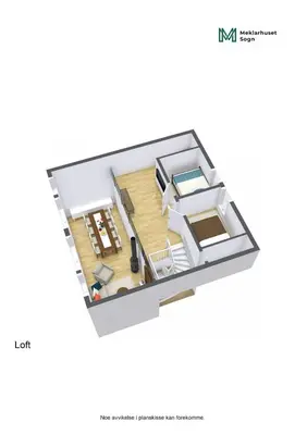 a drawing of a floor plan of a room at Panoramahytte med fjellutsikt in Sogndal