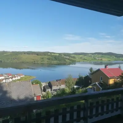 The top half of a house with sea view