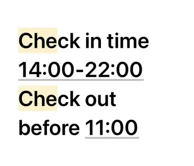 a text box with the words check in time check at 3 soveroms leilighet-komfort og stil -perfekt for ferie og jobb in Gjøvik