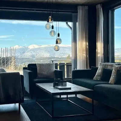 Modern and cozy mountain cabin - panoramic view!