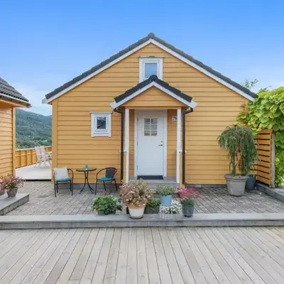 Small house close to nature and city