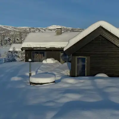 Moderne storhytte med 5 soverom og 3 bad