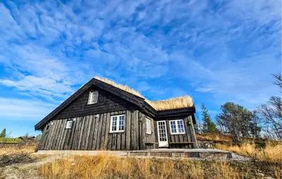 an old house with a grass roof at Stunning Home In Torpo With Wifi in Torpo