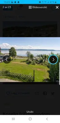 a computer screen showing a view of a park at Et golfslag fra Stiklestad Golfklubb in Verdal