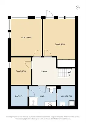 a floor plan of a building at Large family cabin at Hafjell with ski in-ski out in Hafjell