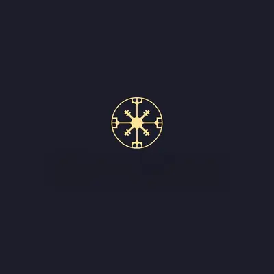 a gold clock with stars on a black background at Skap Opplevelser! in Svingvoll