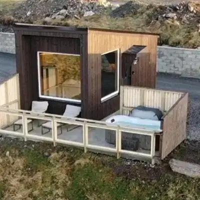 Unik og moderne microhytte med utsikt mot havet 40 A