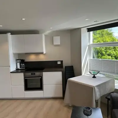 Apartment centrally with garage and terrace
