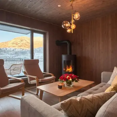 Modern ski-in-ski-out apartment in Hemsedal