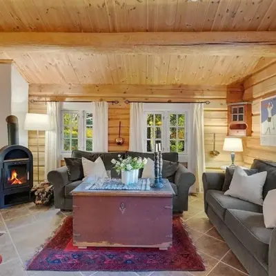 Log cabin in Valdres Fireplace Sauna 1000 m above sea level