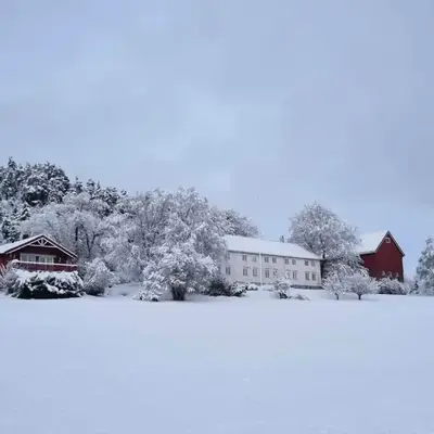Idyllic house on a farm