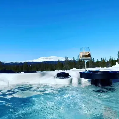 Modern cabin with jacuzzi near Trysil alpine