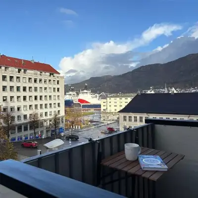 Corner apartment with balcony in Bergen