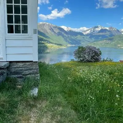 Historic Timber House From The 1800S In Nordfjord