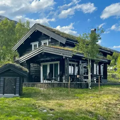 Timber Cabin With Outdoor Spa Near Stranda