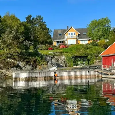 House With 90 Metres Private Beach On Bømlo
