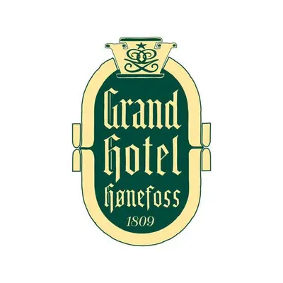 a label for a brand for food and commerce at Grand Hotel Hønefoss in Hønefoss
