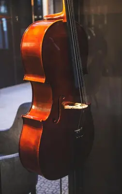 a violin sitting on top of a table at Opus 16, a Member of Small Luxury Hotels in Bergen