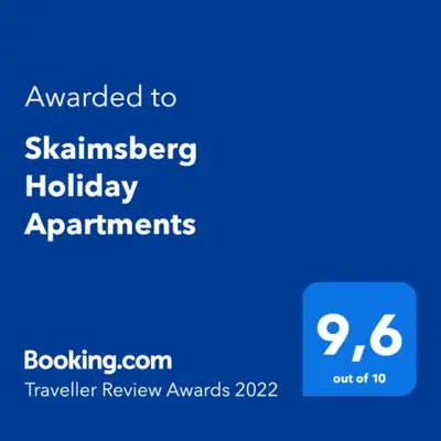 a screenshot of a cell phone with the text wanted to skinnierier holiday at Skaimsberg Holiday Apartments in Aurland
