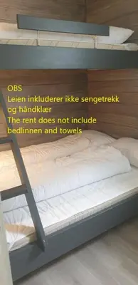 a poster of a bunk bed in a room at Oppdal Alpintun, Stølen øvre - ski in ski out in Oppdal