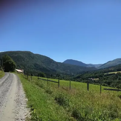 Landlig idyll med fjordutsikt