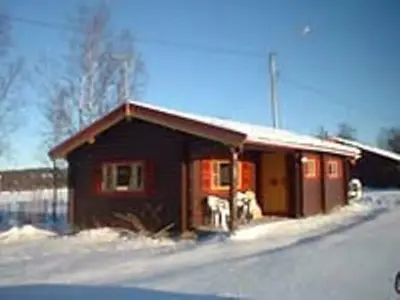 a small house with snow on it in the snow at Kvanhøgd Turistsenter in Gol