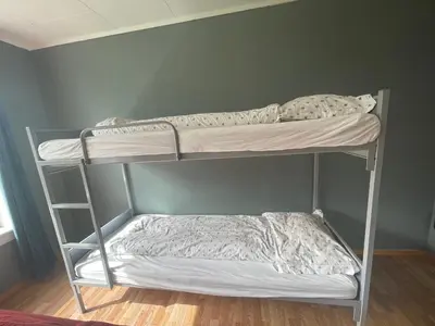 a couple of bunk beds in a room at Åndalsnes Apartments - Luxury Stay in Åndalsnes