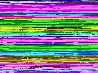 a close up of a computer screen with rainbow colors at Holiday Home Myravatnet by Interhome in Viksdalen