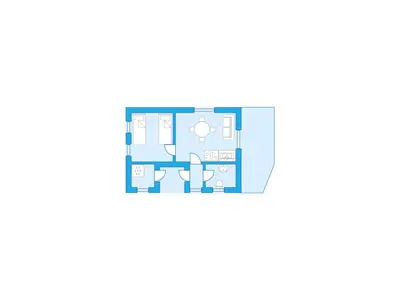 a floor plan of a condo at Holiday Home Naustvollen by Interhome in Balestrand