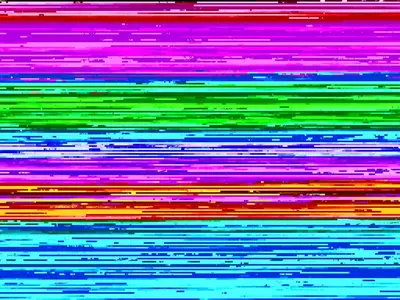 a colorful computer screen with rainbow colored lines at Holiday Home Nausthammar by Interhome in Davik