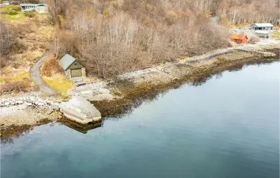 an aerial view of a body of water at Awesome Home In Vatne With Wifi in Vatne