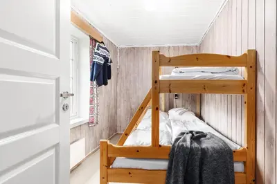 a bunk bed in a tiny house at Topcamp Rustberg - Hafjell in Hafjell