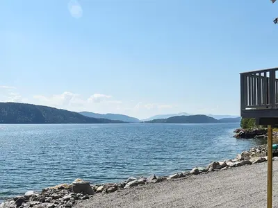 a view of a large body of water at 8 person holiday home in VATNE in Vatne