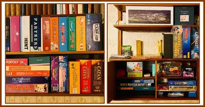 a book shelf filled with lots of books at Apotekbygget in Nesbyen