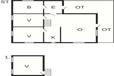 a schematic diagram of the experimental apparatus at 6 person holiday home in Brekke in Brekke