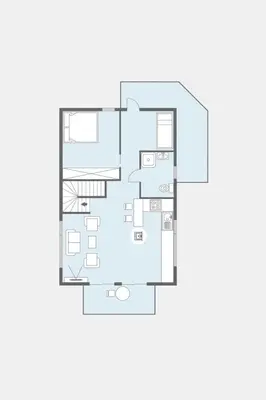 a drawing of a floor plan of a house at Holiday Home Jektastøo by Interhome in Nordhuglo