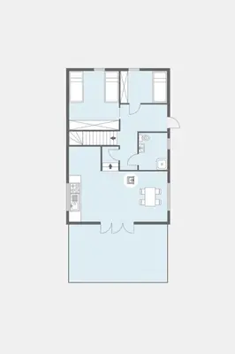 a floor plan of a house at Holiday Home Jektastøo by Interhome in Nordhuglo
