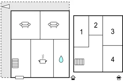 a block diagram of a laboratory with the number of electrons at Holiday Home Bjoa Haugsgjerdet Ii in Utbjoa