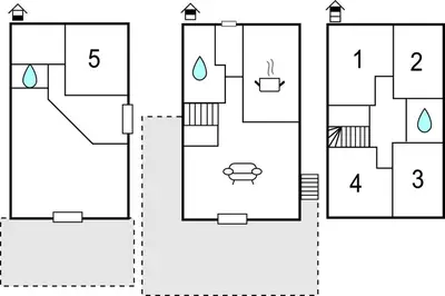 a block diagram of a house at Galanten in Grimsland