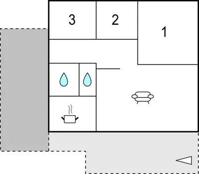 a block diagram of a periodic table with the number of electrons at Nice Home In Sandvoll in Sandvoll